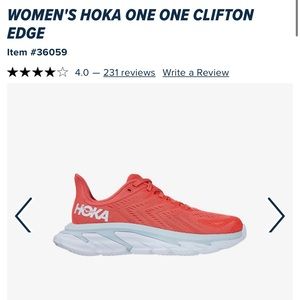Womens Hoka One One Clifton Edge